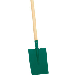 Bêche senlis à rebord - Capvert - Manche pomme - 28cm - Emmanché : Oui - Forme du manche : Droit
