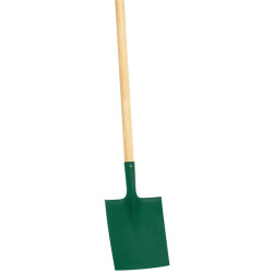 Bêche senlis à rebord - Capvert - Manche pomme - 22cm - Emmanché : Oui - Forme du manche : Droit