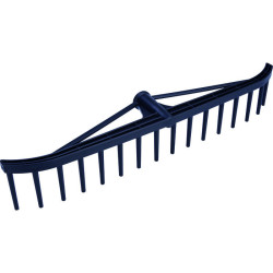 Râteau à faner Capvert - 16 dents - Matière tête de l'outil : Plastique - 56.5cm