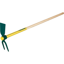 Serfouette panne et fourche Leborgne - Emmanché 1,10 m - Longueur 30 cm - Manche télescopique : Non