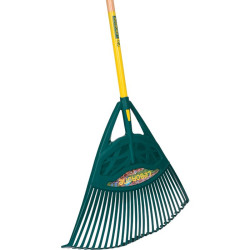 Balai à gazon XL - Fiskars Leborgne - Manche télescopique : Non - Matière manche : Bois - 520g