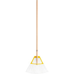 Balai à feuilles Leborgne - Emmanché 1,50 m - Manche télescopique : Non - Matière manche : Bois - 0.5kg
