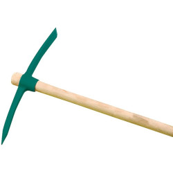 Pioche terrassier - Capvert - Emmanché - Manche télescopique : Non - Matière manche : Hêtre - 2.5kg