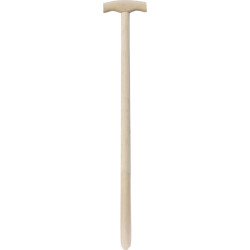 Manche frêne Cap Vert - bêche cintré - Diamètre 38 mm - Longueur 0,8 m - Corps de métier : Terrassier