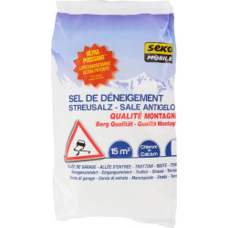 Sel de déneigement Seko - Sac 1 kg - Consistance : Poudreuse