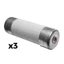 3 fusibles céramique avec voyant 10.3 x 31.5 mm - 32 A