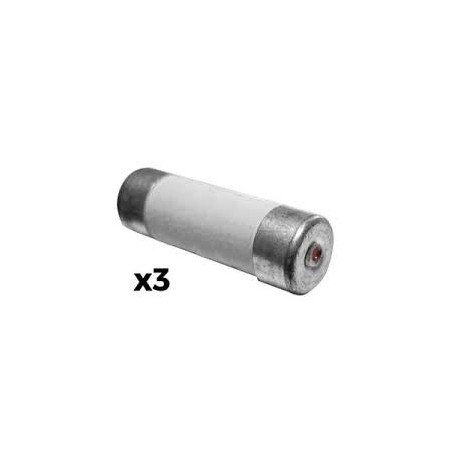 3 fusibles céramique avec voyant 10.3 x 31.5 mm - 32 A
