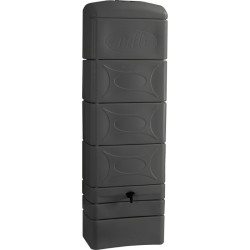 Récupérateur d'eau mural Déco Bellijardin - 300 l - Anthracite - 1Pc - 183cm - 60cm