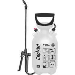 Pulvérisateur - C5 V+ - Capvert - A pression préalable - 5 l - Joint Viton - 2.5Bar