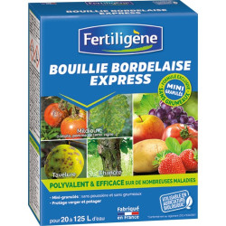 Bouillie bordelaise express granulés solubles  Fertiligène - Poids 500 g - Conçu pour : Potager