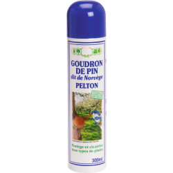 Cicatrisant goudron de pin Pelton - Aérosol 300 ml - Conçu pour : Arbre - Arbuste