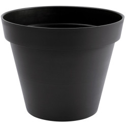Pot plastique Pop - 40l - 48cm - 40cm - Couleur : Noir