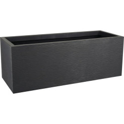 Jardinière Graphit - Eda - Coloris gris anthracite - 57l - 39cm - 79.5cm