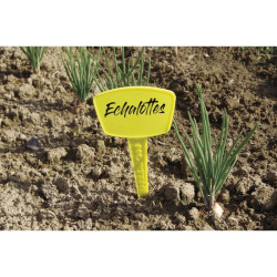 Étiquette à planter - 35 cm - Couleur : Jaune