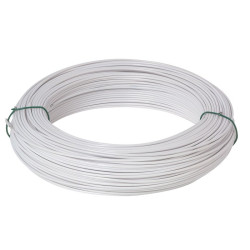 Fil de tension galvanisé plastifié Filiac - Longueur 25 m - Diamètre 2 mm - Blanc