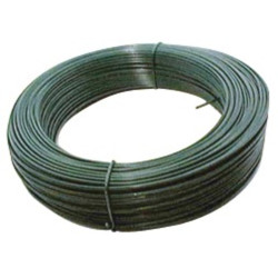 Fil de tension galvanisé plastifié Filiac - Longueur 25 m - Diamètre 2,4 mm - Vert