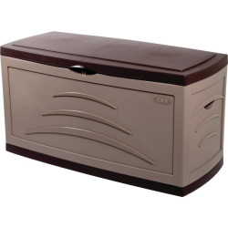 Malle de jardin SERENA - Eda - Coloris gris anthracite - 310 L - 55.3cm - 120.7cm