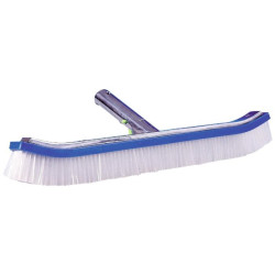 Brosse nylon avec paroi renfort aluminium EDG - Couleur : Bleu