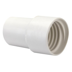 Embout tuyau EDG - Diamètre 38 mm - Couleur : Blanc