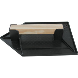 Taloche plastique noire triangulaire Outibat - Dimensions 18 x 27 cm - 180mm