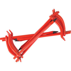 Lot de 10 chevillettes octogonales - Outibat - Dimensions 250 mm