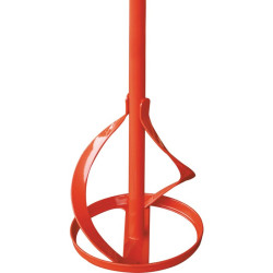 Turbine M14 pour mélangeur - Double spirale - 120mm x M14 - Couleur : Rouge