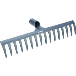 Râteau - Outibat - 16 dents - 40 cm - Sans manche - Matière tête de l'outil : Acier