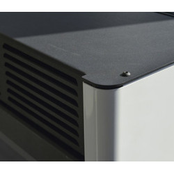 Poêle à granulés AIR BESTOVE, NEMO 6kW (noir/blanc)