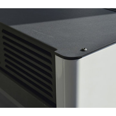 Poêle à granulés AIR BESTOVE, NEMO 6kW (noir/blanc)