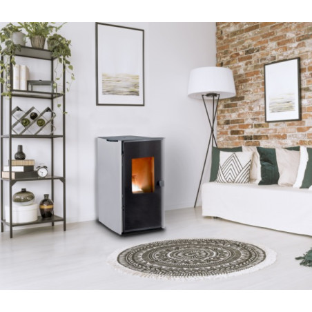 Poêle à granulés AIR BESTOVE, URBANE 6kW (blanc)
