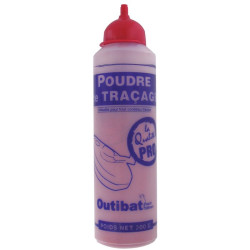 Biberon de poudre rouge - Outibat - 200g - Consistance : Poudreuse - Conditionnement : Bidon