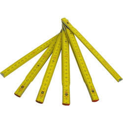 Mesure pliante bois Outibat - Longueur 2 m - Classe de précision : Classe III