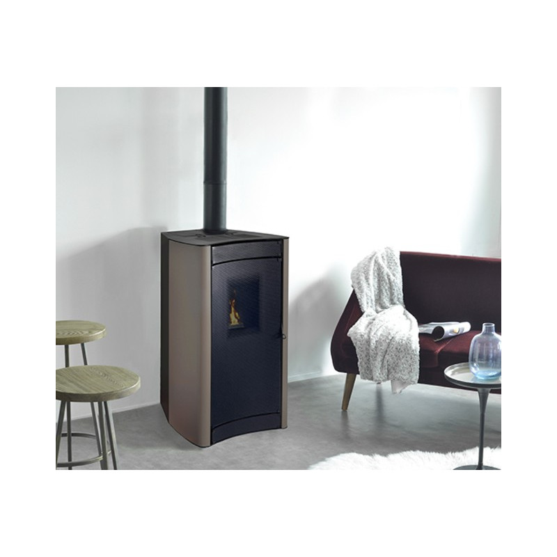 Poêle à granulés AIR BESTOVE, RONI 9kW (taupe/noir)