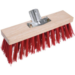 Balai de cantonnier synthétique Outibat - Longueur - 30 cm - 300mm - Matière : Acier, Bois, PVC