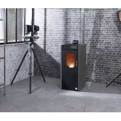 Poêle à granulés AIR BESTOVE, PICO 9kW (gris glitter)