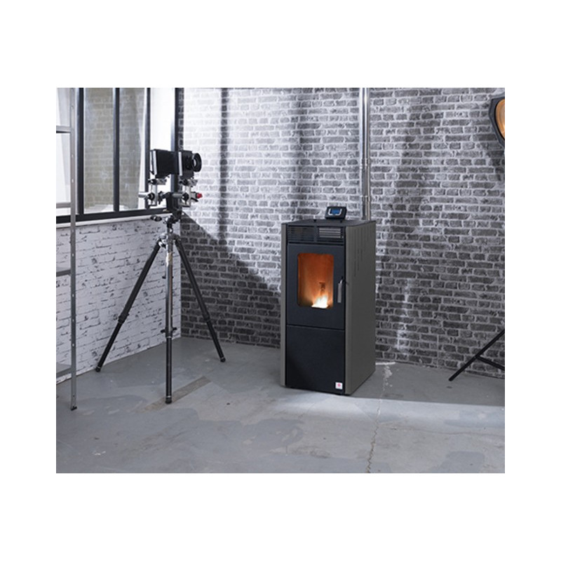 Poêle à granulés AIR BESTOVE, PICO 9kW (gris glitter)