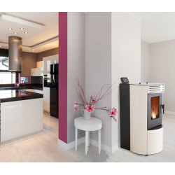 Poêle à granulés AIR BESTOVE, POP 9kW (crème)