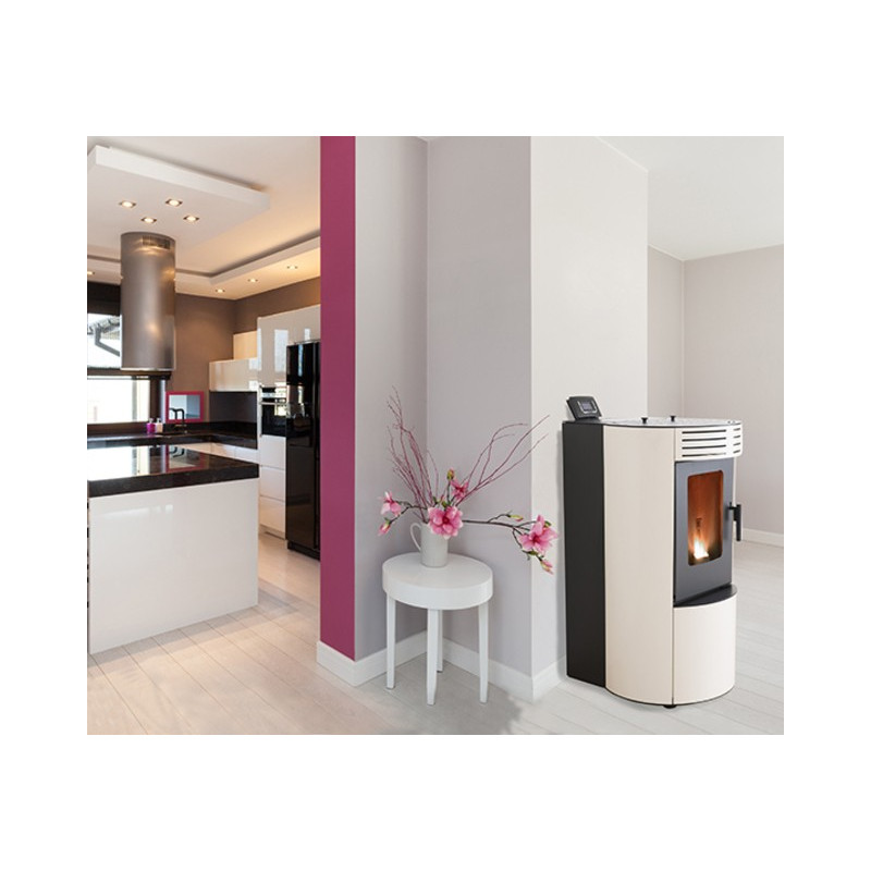 Poêle à granulés AIR BESTOVE, POP 9kW (crème)