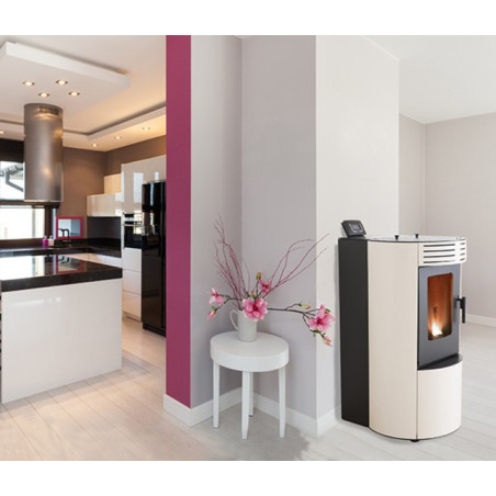 Poêle à granulés AIR BESTOVE, POP 9kW (crème)