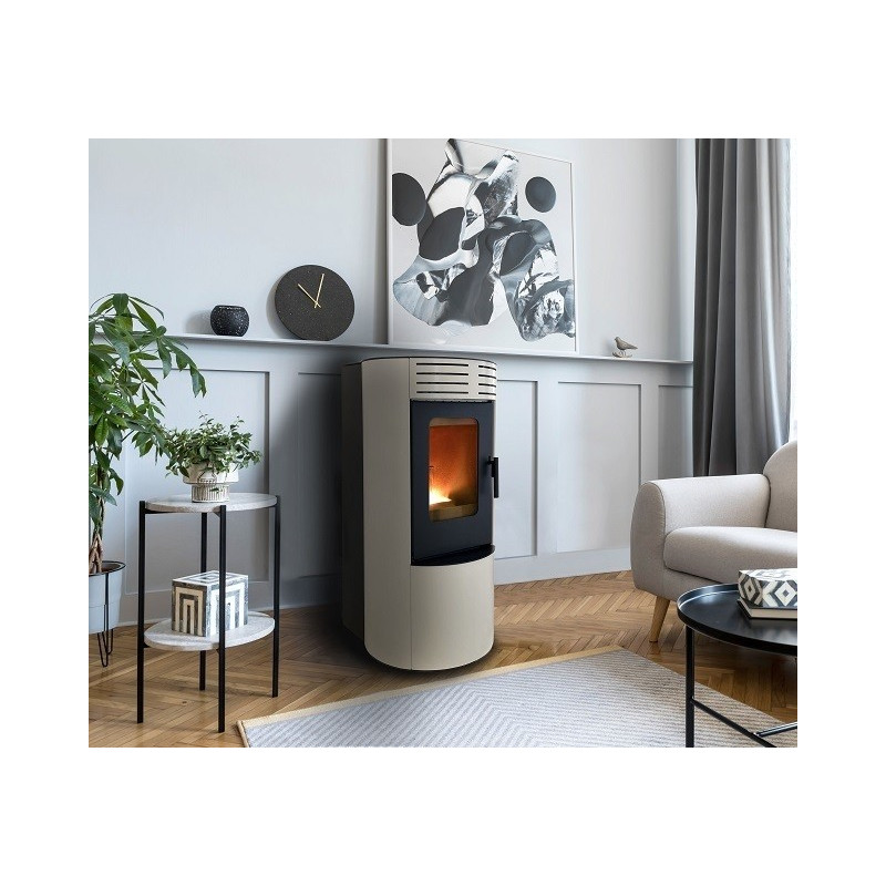 Poêle à granulés AIR BESTOVE, POP 9kW (crème)