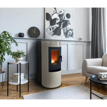 Poêle à granulés AIR BESTOVE, POP 9kW (crème)