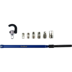 Clé écrou de robinet - Outibat - 250mm - Type d'embout : 6 pans femelle