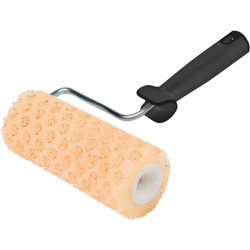 Rouleau pro crépi gros grain - Manche bi-matière - Outibat - 73mm - 180mm