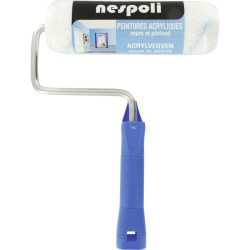 Rouleau peinture acrylique Nespoli - Système ABS - Longueur 180 mm - Diamètre 40 mm