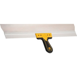 Couteau à enduire inox - Manche bi-matière confort - 60cm - Emmanché : Oui - Forme du manche : Droit