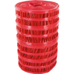 Grillage avertisseur Outibat - Electricité - Couleur : Rouge - 100cm - 30cm