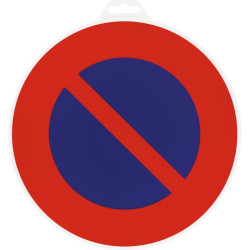 Panneau de signalisation rond - Signalisation : Stationnement interdit - Matière : Polystyrène