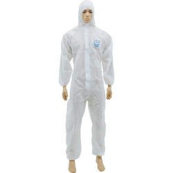 Combinaison de travail jetable - Etanche - Matière : Textile - Protection : Corps, Jambes