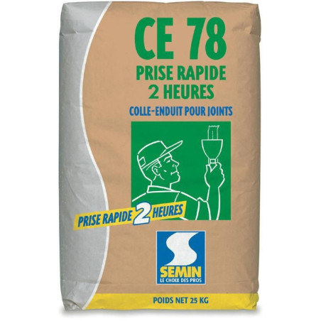 Enduit de joint, CE 78 2h (sac de 25 kg)