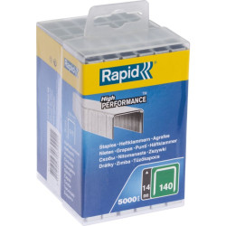 Agrafe n°140 - Rapid - Hauteur 14 mm - 5000Pc - 1.3mm - 10.6mm
